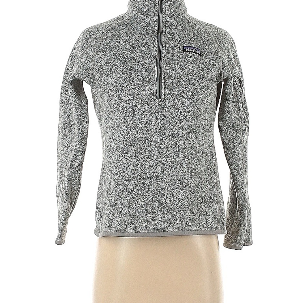 Patagonia Heathered Gray Fleece Pullover